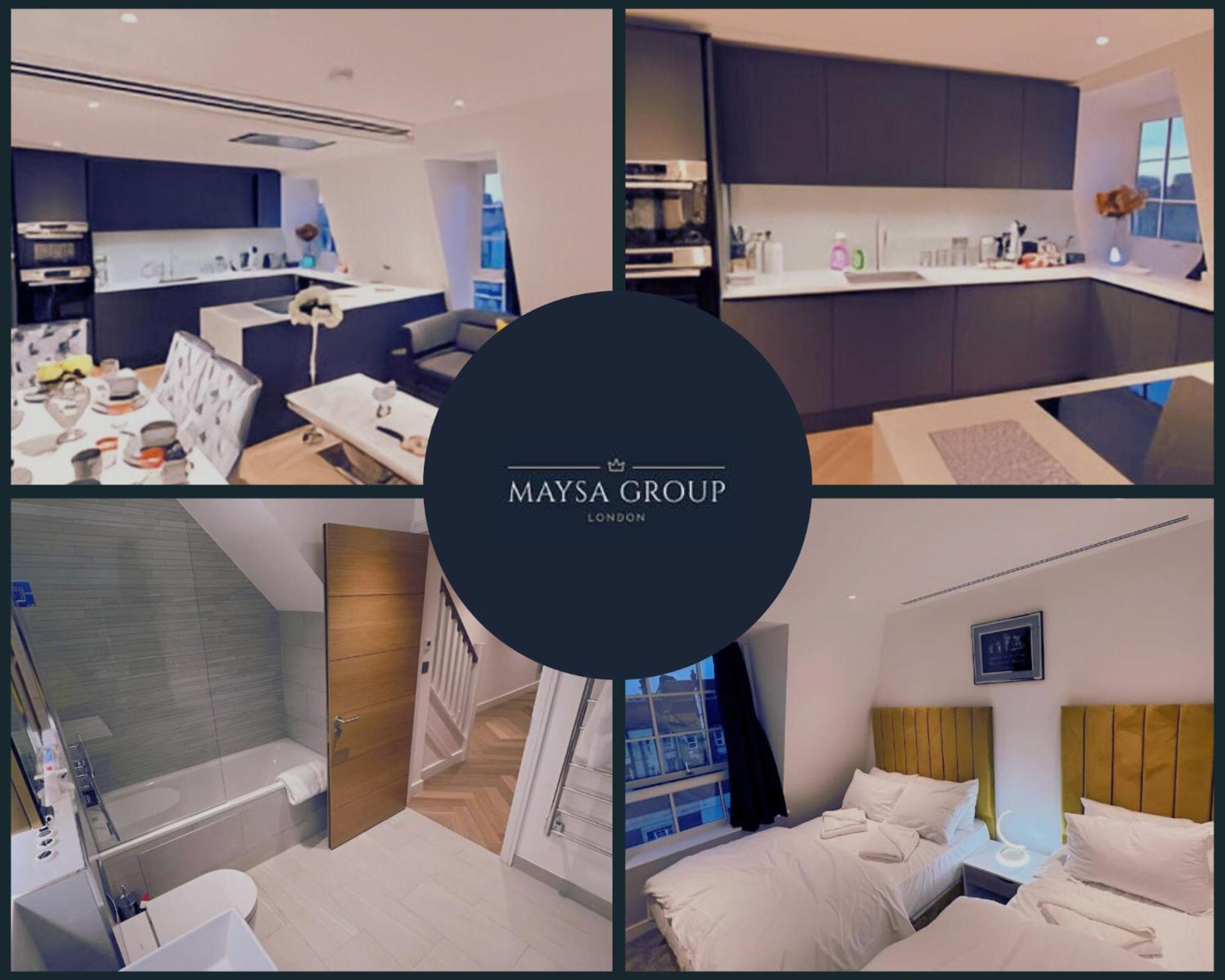 Reserve Amazing 2-Bedroom Penthouse In Marble Arch 74 Londen Buitenkant foto